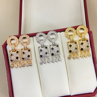[Solara Schmuck] Cartier Diamant-besetzte Quastenohrringe – Neu eingetroffen