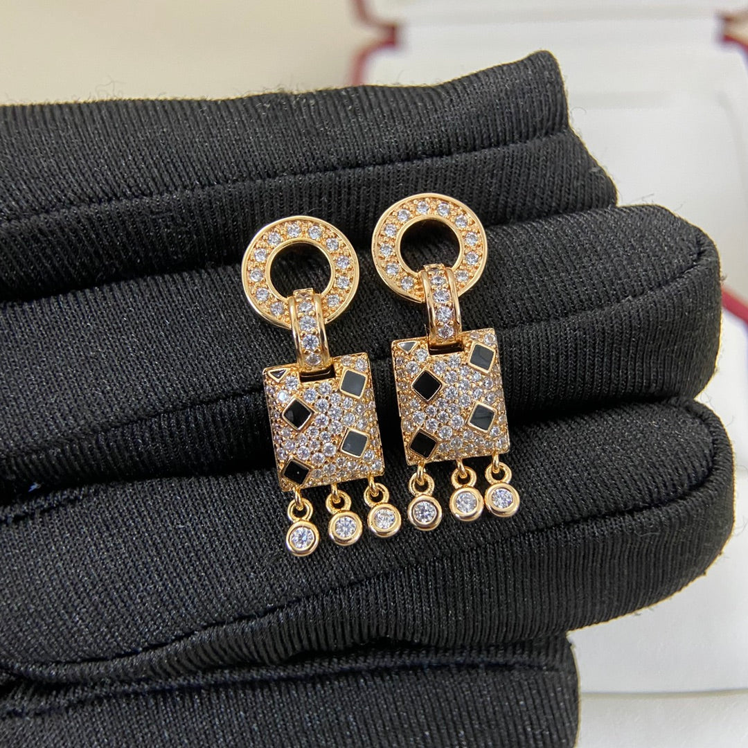 [Solara Schmuck] Cartier Diamant-besetzte Quastenohrringe – Neu eingetroffen