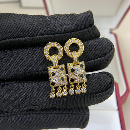 [Solara Schmuck] Cartier Diamant-besetzte Quastenohrringe – Neu eingetroffen