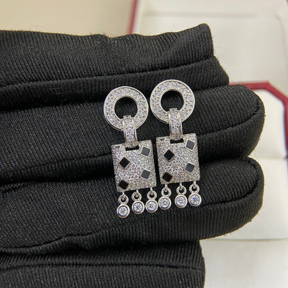 [Solara Schmuck] Cartier Diamant-besetzte Quastenohrringe – Neu eingetroffen
