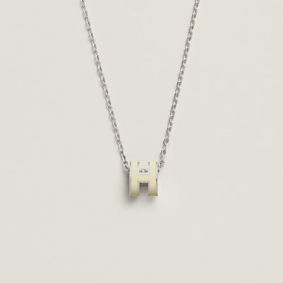 [Solara Jewelry ]HM CLIC GELB EMAILLIERTE GOLDHALSKETTE