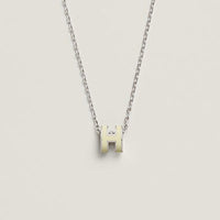 [Solara Jewelry ]HM CLIC YELLOW ENAMEL GOLD NECKLACE