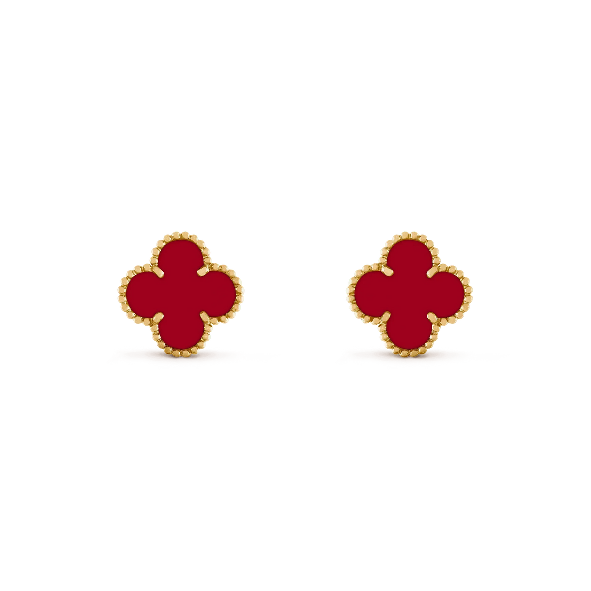 [Solara Jewelry ]CLOVER MEDIUM 1 MOTIFS CARNELIAN イヤリング
