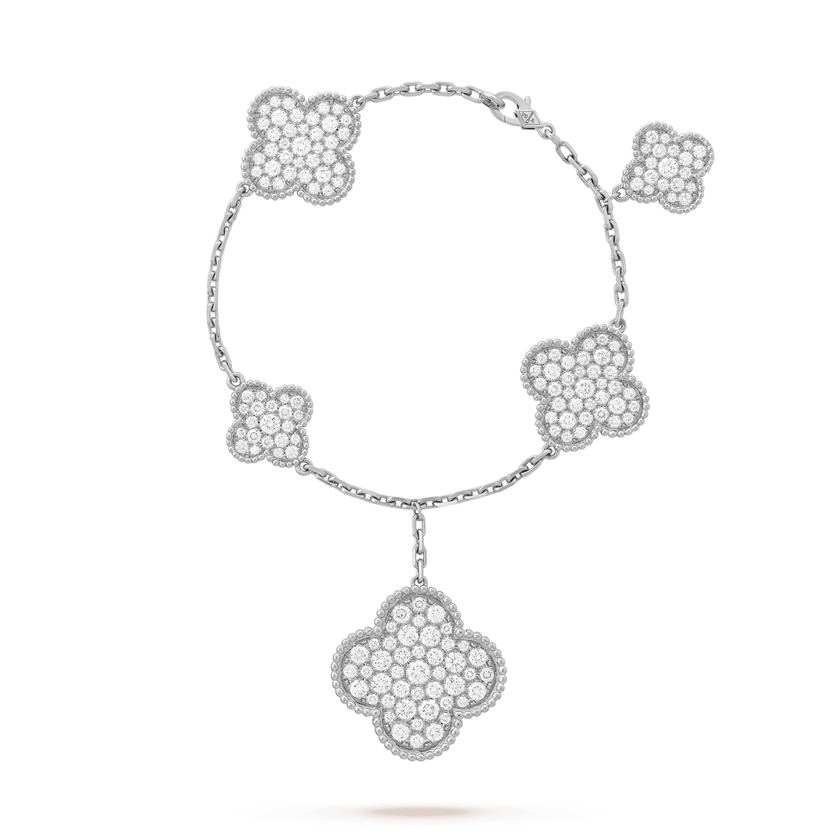 [Solara Jewelry ]KLEE 6 MOTIVE SILBER DIAMANT ARMREIF