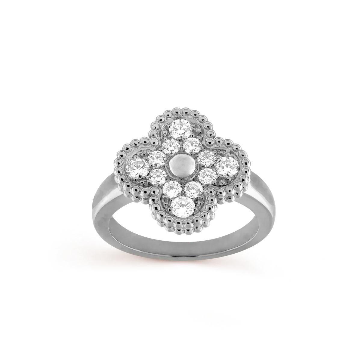 [Solara Jewelry ]CLOVER DIAMOND RING