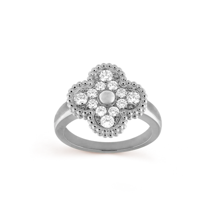 [Solara Jewelry ]CLOVER DIAMOND RING