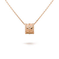 [Solara Jewelry ]PERLEE PEDANT NECKLACE GOLD / ROSE GOLD