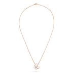 [Solara Jewelry ]バタフライ マザーオブパール ダイヤモンド ネックレス