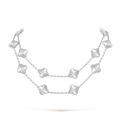 [Solara Jewelry ]CLOVER 20 MOTIFS LASER SILVER