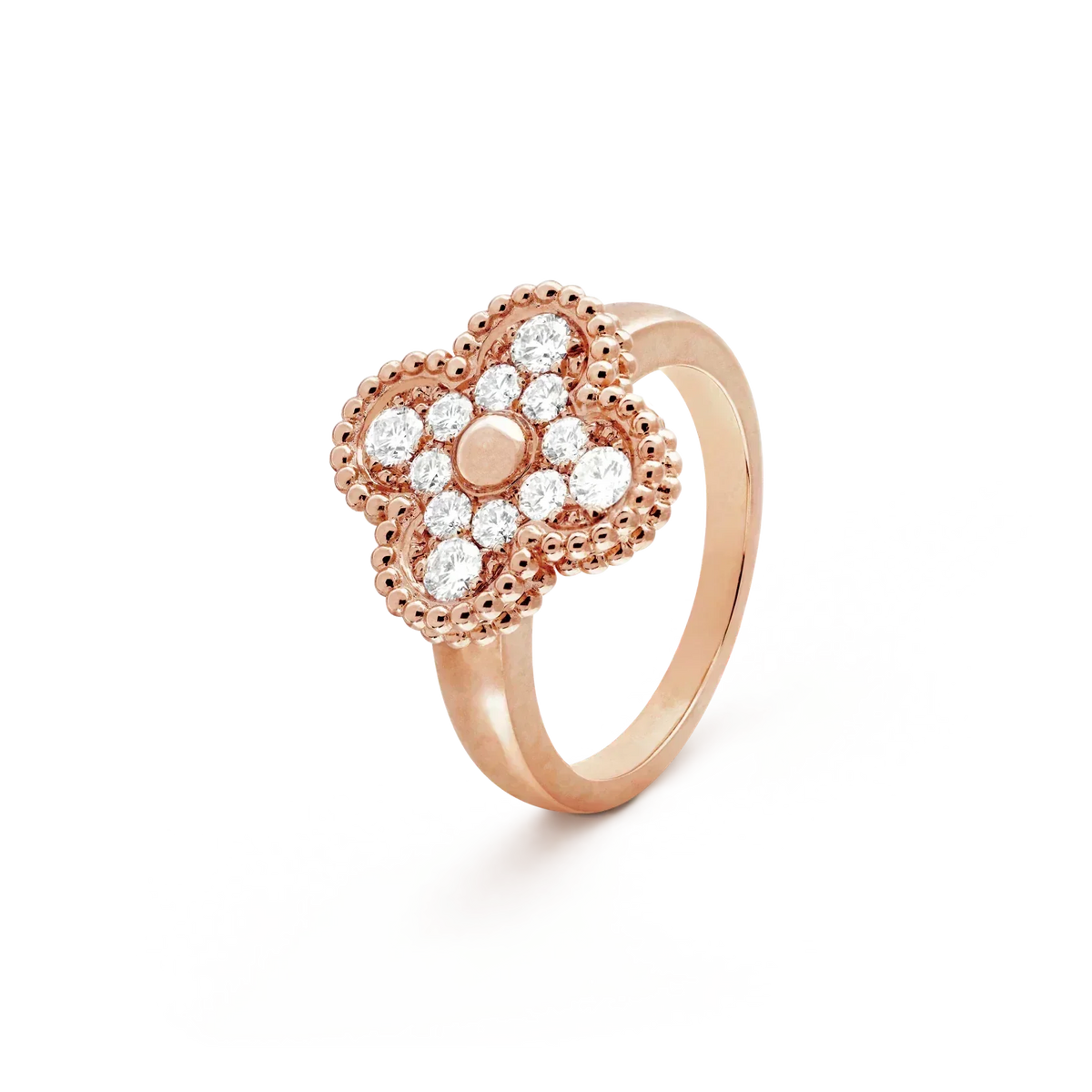 [Solara Jewelry ]CLOVER DIAMOND RING