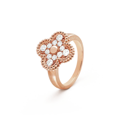 [Solara Jewelry ]CLOVER DIAMOND RING