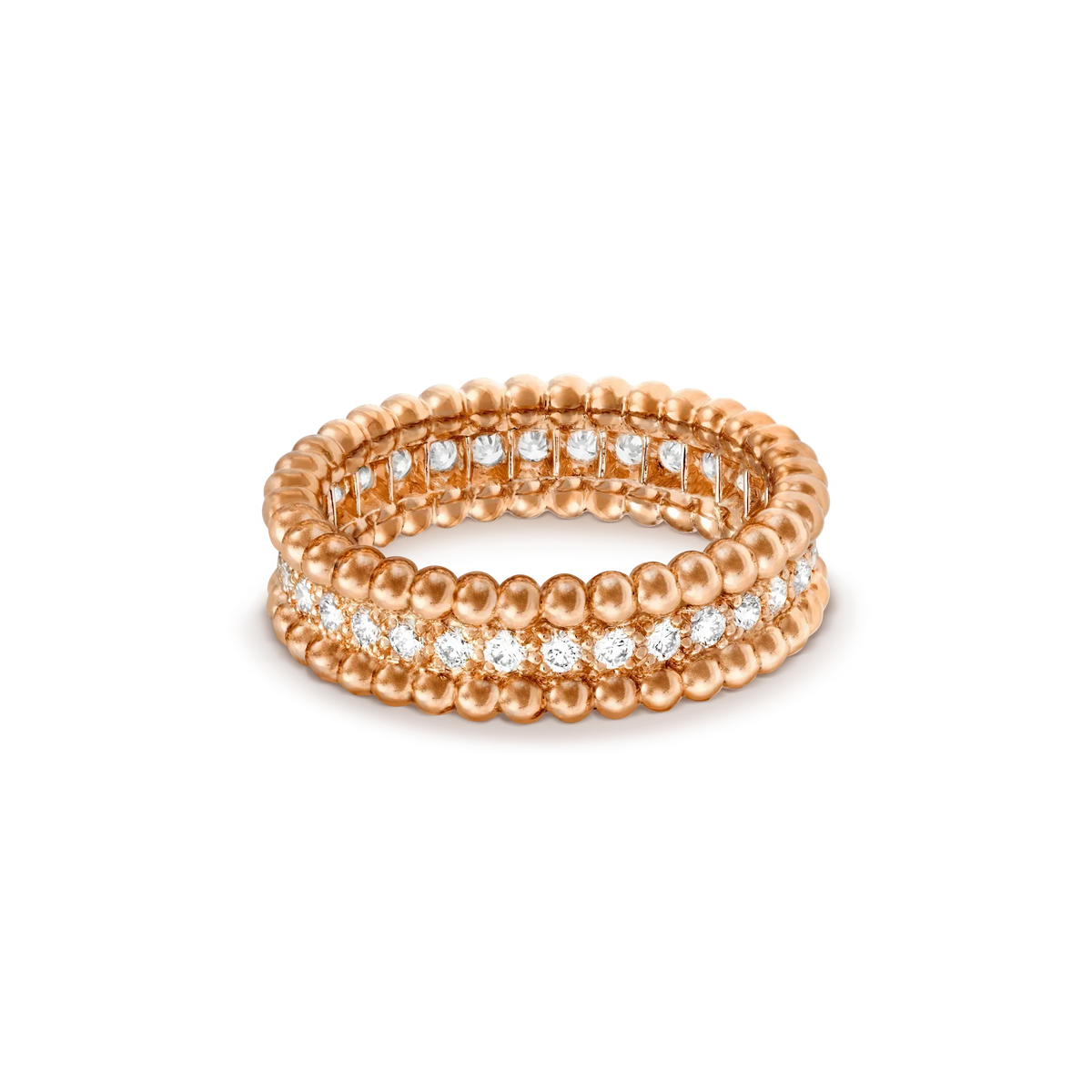 [Solara Jewelry ]PERLEE DIAMOND ROSE GOLD RING