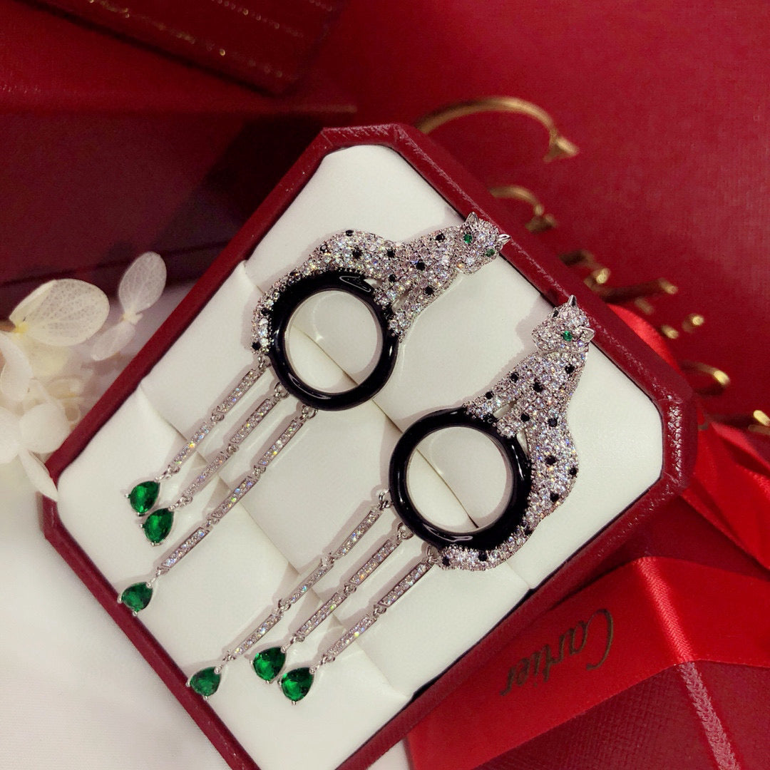 [Solara jewelry] Diamond Drop Earrings