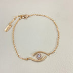 [Solara jewelry]ラッキーアイパヴェセットダイヤモンドブレスレット