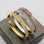 [Solara jewelry]ノア フルパヴェダイヤモンド バングルブレスレット