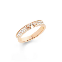 [Solara Jewelry ]ALLIANCE LIENS VIDENCE PAVED DIAMOND 4MM RING