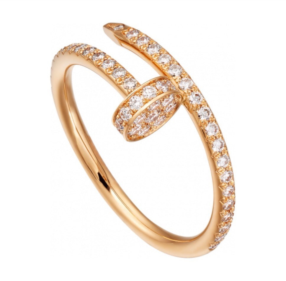 [Solara Jewelry ]JUSTE RING 1.8MM GOLD DIAMONDS