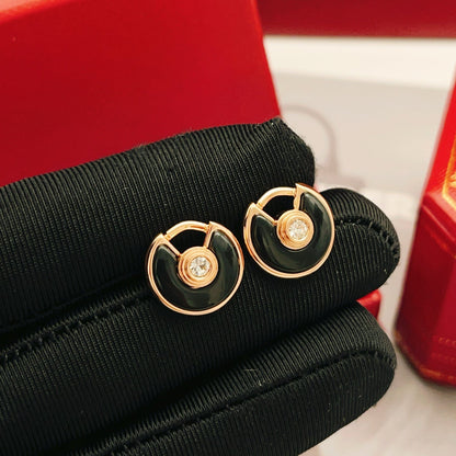 [Solara jewelry] Gemstone Stud Earrings