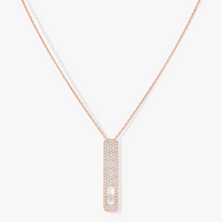 [Solara jewelry]MY FIRST DIAMOND PAVED NECKLACE