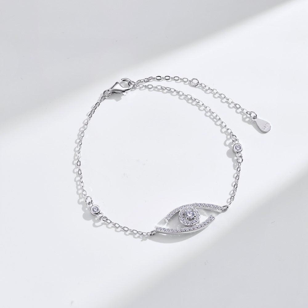 [Solara jewelry]ラッキーアイパヴェセットダイヤモンドブレスレット