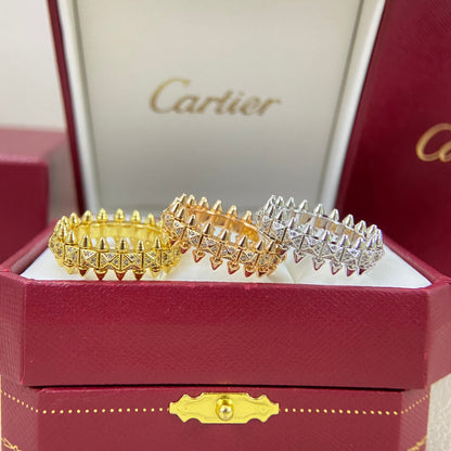 [Solara Jewelry ]Kugelring mit Diamanten