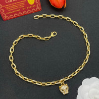 [Solara jewelry]Lion Head Link Chain Necklace