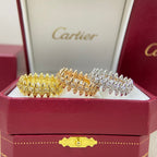 [Solara jewelry]High Jewelry Spiked Pave Band Ring image 7