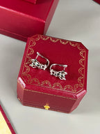 [Solara jewelry] Panther Stud Earrings