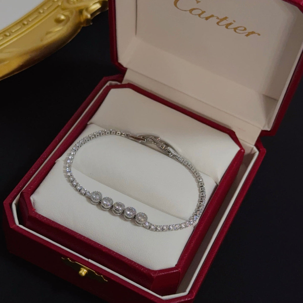 [Solara Jewelry] CT Exquisites Pavé-Diamantarmband