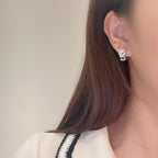 [Solara jewelry] Panther Head Stud Earrings