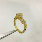 [Solara jewelry]Pave Panther Head Ring image 4