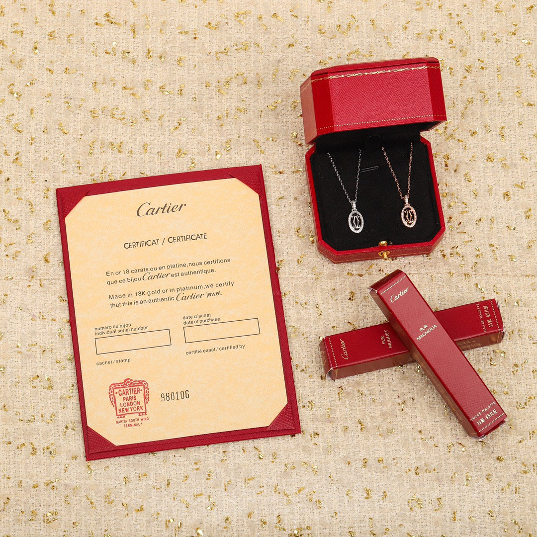 [Solara Jewelry ]Ct Logo Plate Necklace