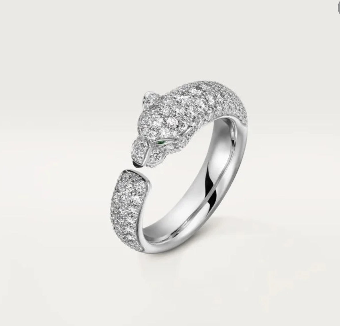 [Solara Jewelry ]パンテール 5.5mm オールダイヤモンドリング