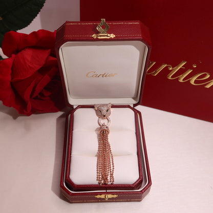[Solara jewelry]Pave Tassel Pendant Necklace image 8