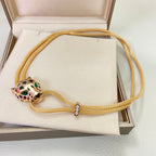 [Solara jewelry]Serpent Color Stone Necklace image 2