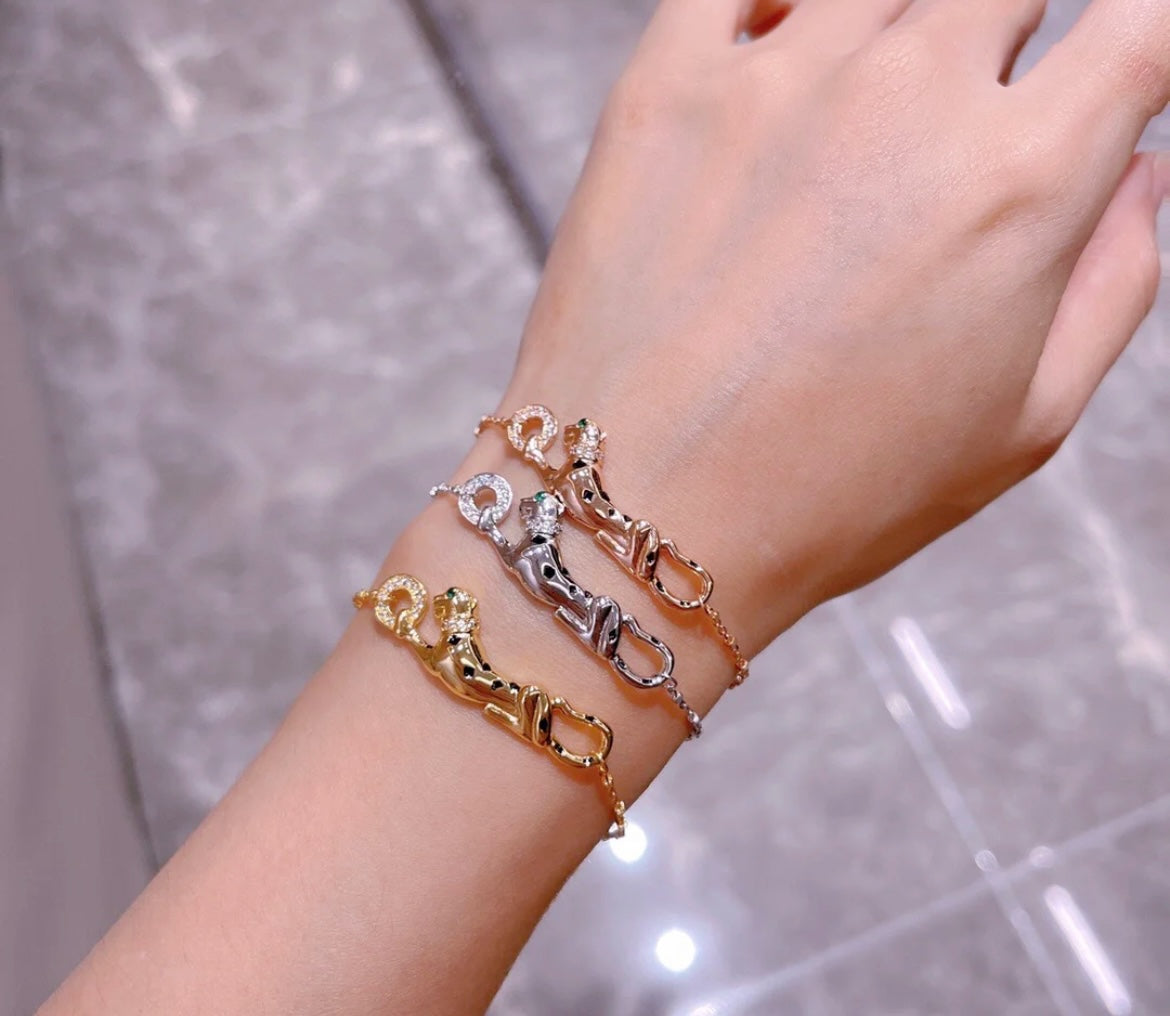 [Solara Schmuck ]CT DAMOUR Panther-Design-Armband