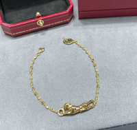 [Solara Jewelry ]CT DAMOUR Panther Design Bracelet