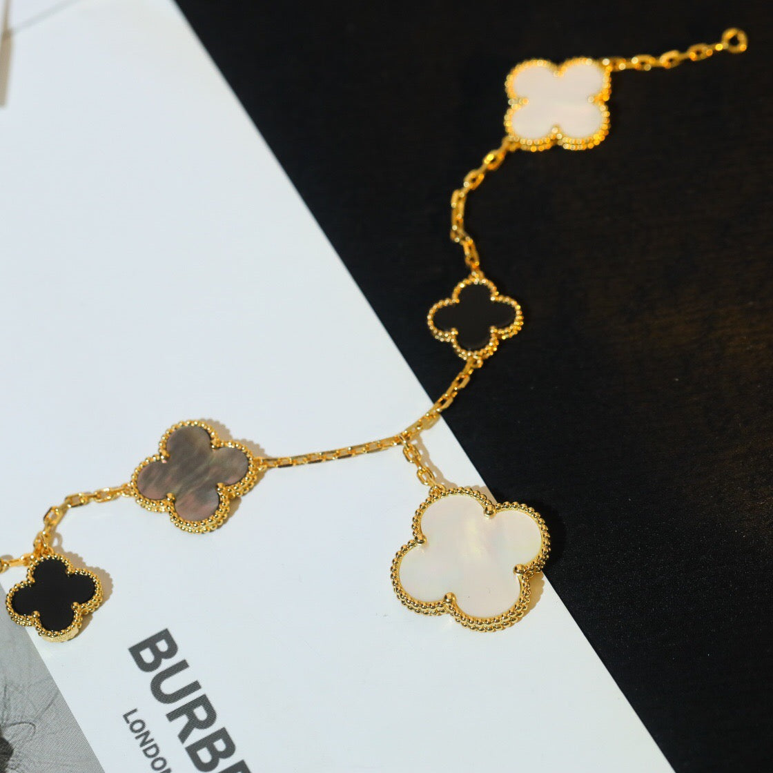 [Solara Schmuck] KLEEB LARMAND 5 MOTIVE ONYX MOP