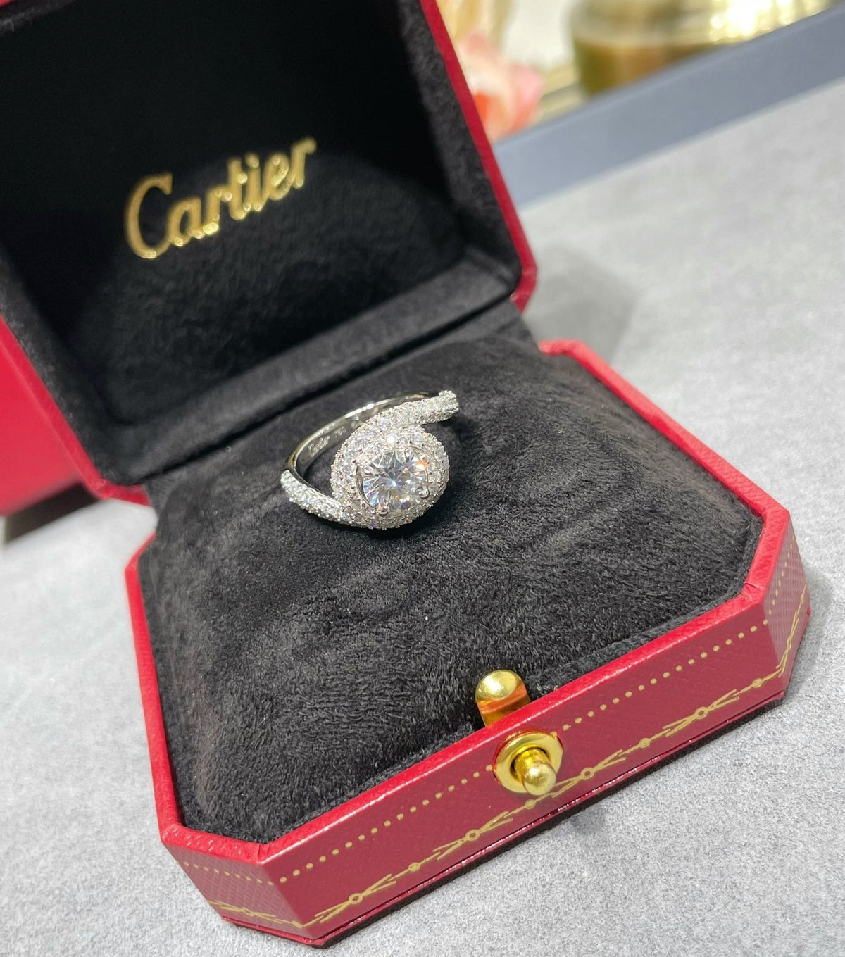 [Solara Jewelry] CT ダイヤモンドセット ツイストリング