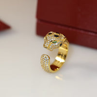 [Solara Jewelry ]PANTHERE  Leopard Ring DIAMOND RING