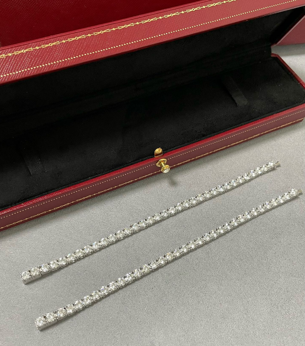 [Solara Jewelry ]CT Full diamond four-prong bracelet