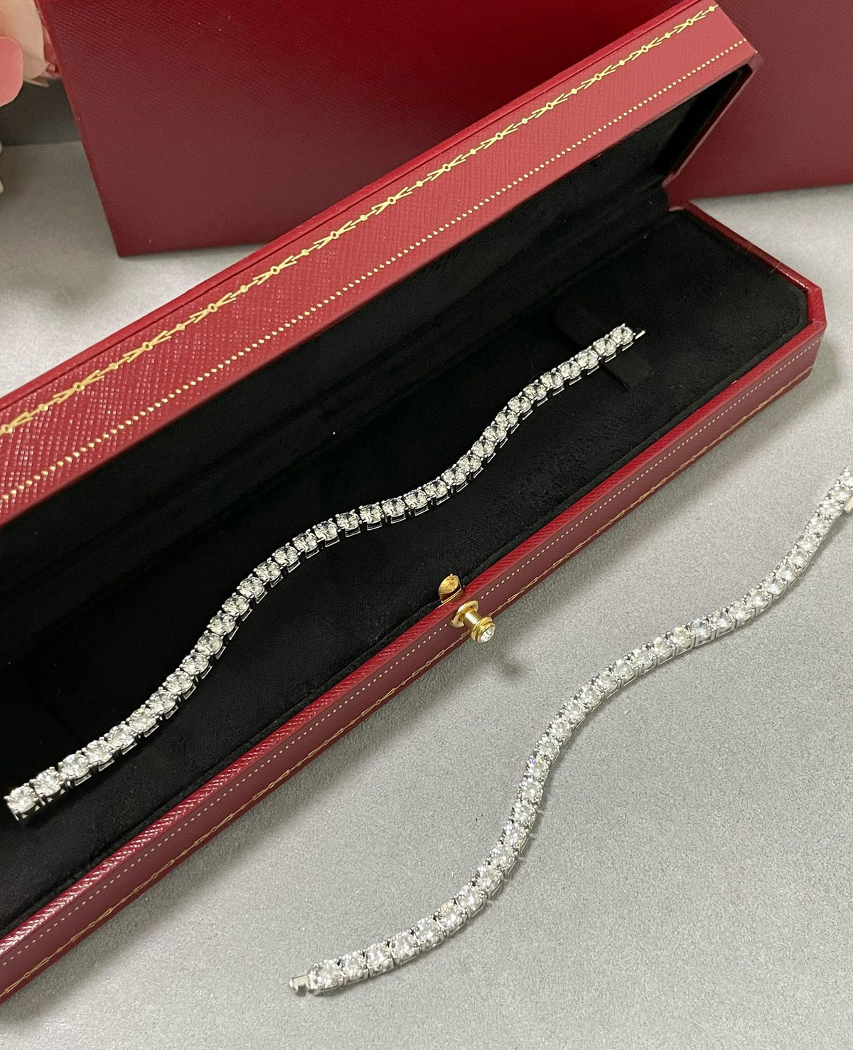 [Solara Jewelry ]CT Full diamond four-prong bracelet