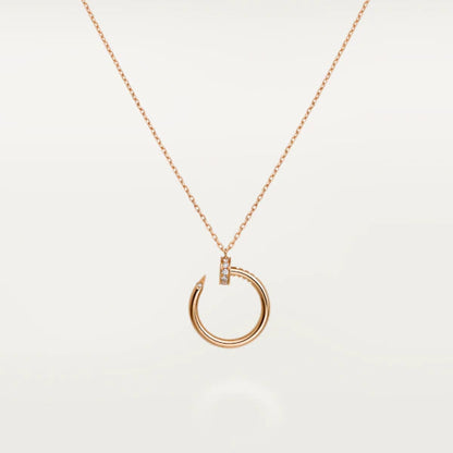 [Solara Jewelry ]JUSTE NECKLACE PINK GOLD
