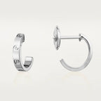 [Solara Jewelry ]LOVE EARRINGS 2.65MM SILVER
