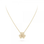 [Solara Jewelry ]フラワーダイヤモンドネックレス