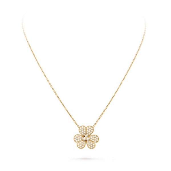 [Solara Schmuck ]BLUMEN-DIAMANT-HALSKETTE