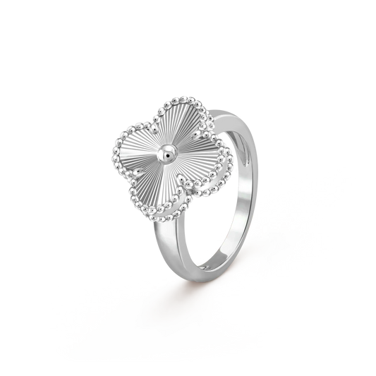 [Solara Jewelry ]クローバー シルバーリング