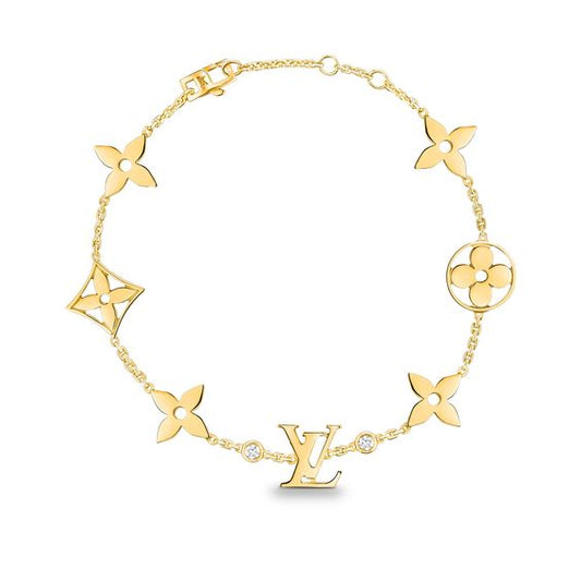 [Solara Jewelry ]STERNE UND SONNE 7 MOTIVE GOLDARMREIF