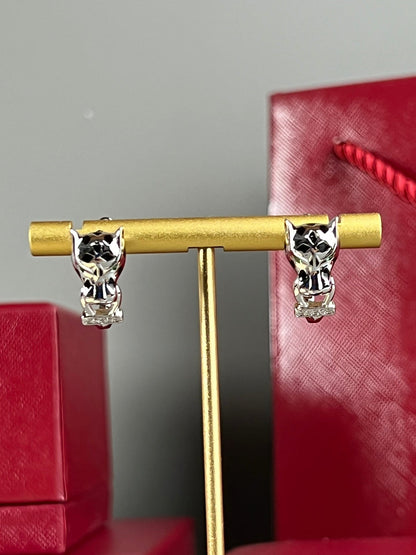 [Solara jewelry] Panther Stud Earrings
