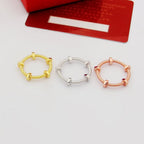 [Solara jewelry]New Screw Motif Open Ring image 2